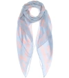 ALEXANDER MCQUEEN Printed silk scarf