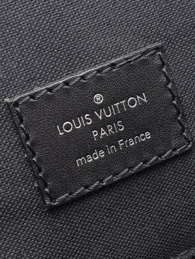 Pre-owned Louis Vuitton 2000-2026 Monogram Macassar Christopher Mm Backpack In Brown