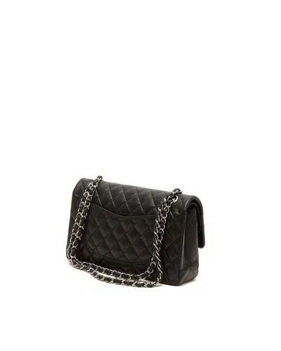 Chanel Classic Medium Double Flap Bag In Black
