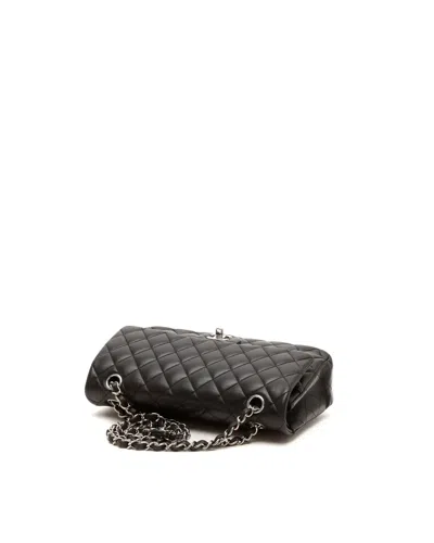 Chanel Classic Medium Double Flap Bag In Black