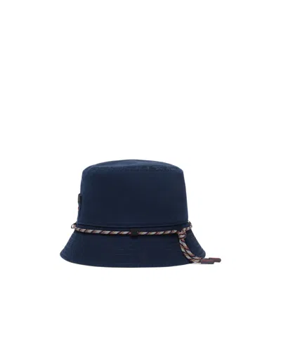 Weekend Max Mara Canvas Bucket Hat In Blue