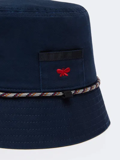 Weekend Max Mara Canvas Bucket Hat In Blue