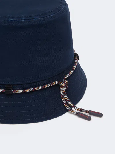 Weekend Max Mara Canvas Bucket Hat In Blue