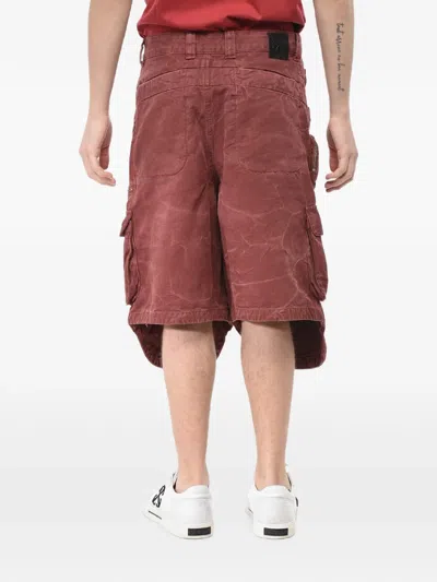 Off-white Multi-pocket Garment-dyed Shorts In Multi