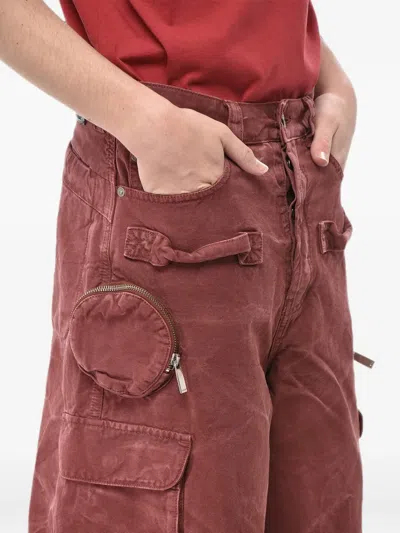 Off-white Multi-pocket Garment-dyed Shorts In Multi