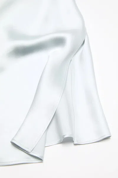 Acne Studios Shiny Satin Tank Top In Multi