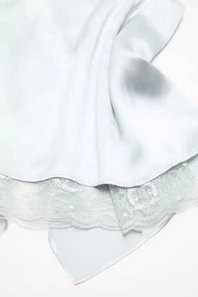 Acne Studios Ruffled Satin Skirt In Multi