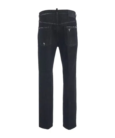 Dsquared2 Belt-loop Jeans In Multi