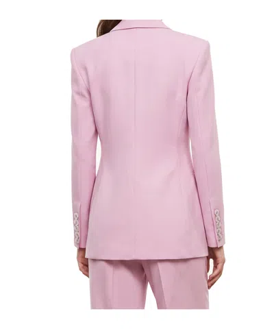 Alex Perry Single-breasted Virgin-wool Blazer In Multi