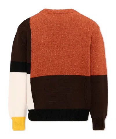 Fay Long-sleeved Sweater In Multi