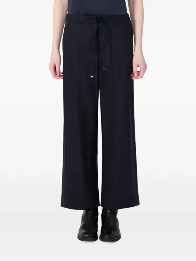 S Max Mara Drawstring Wide-leg Track Pants In Multi