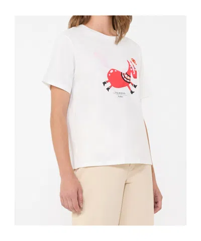 Weekend Max Mara Short-sleeved T-shirt In White