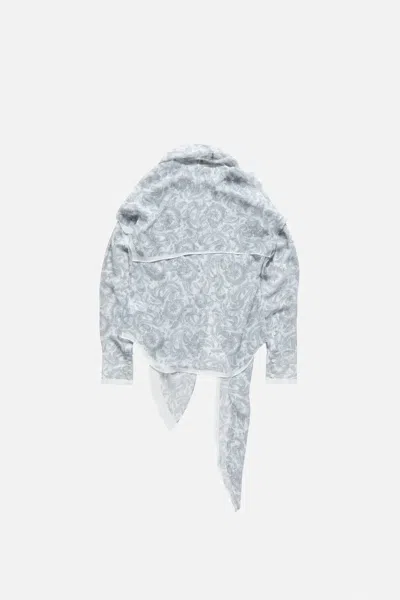 Acne Studios Silk Paisley Blouse In Multi