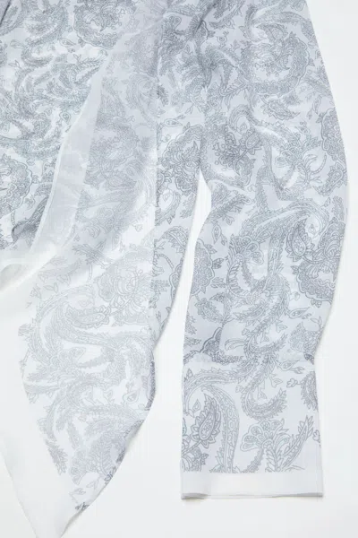 Acne Studios Silk Paisley Blouse In Multi