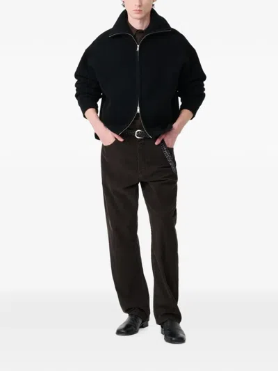 Studio Nicholson 리소 코듀로이 팬츠 In Black