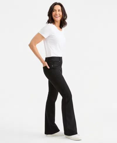 Style & Co Women's Shaping Pull-on Bootcut Jeans, Macy's Exclusive In Multi