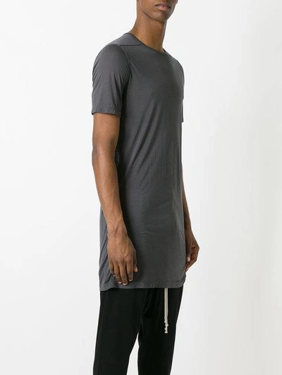 Shop Rick Owens Drkshdw Longline T-shirt - Grey