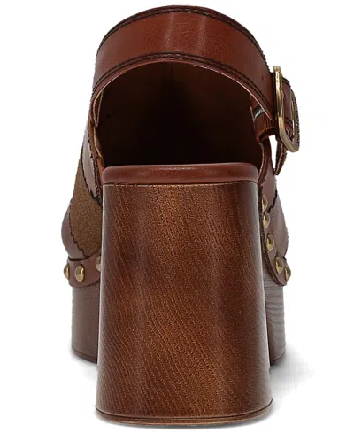 Frye And Co Wylie Patchwork Clog In Brown