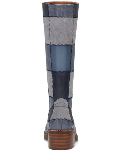 Frye And Co Miranda Patchwork In Blue