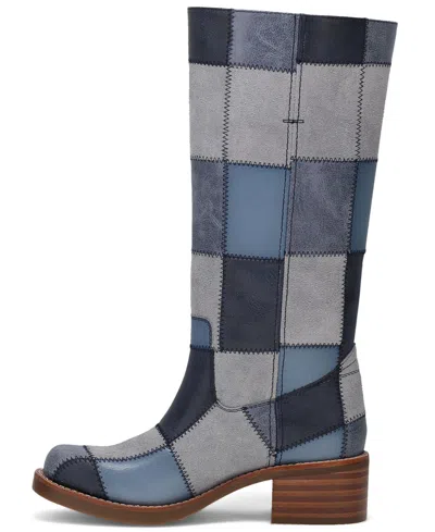 Frye And Co Miranda Patchwork In Blue