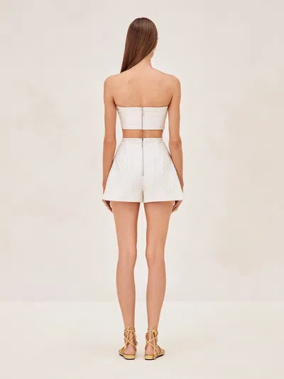 Alexis Reed Short In White