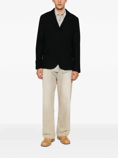 Masnada Single-breasted Blazer In Black