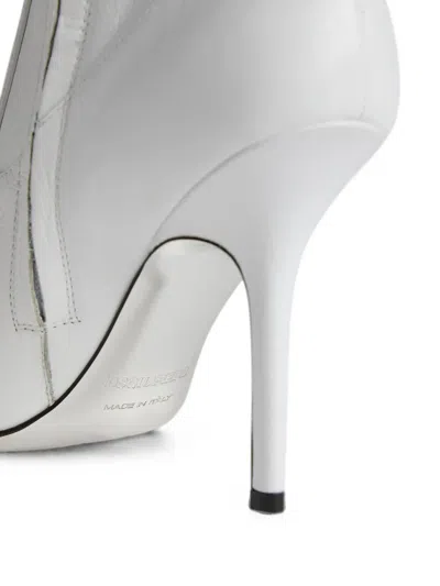 Dsquared2 Gothic Ankle Boots In White