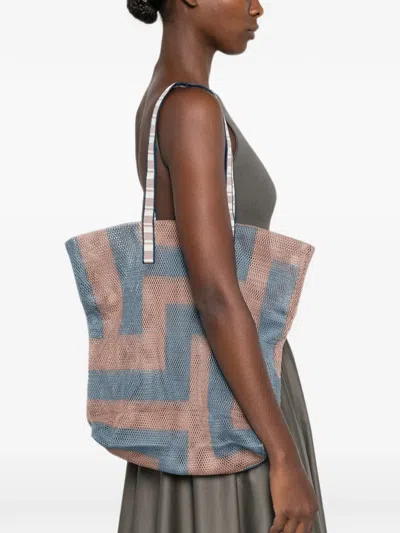 Epice Geometric-pattern Tote Bag In Multi