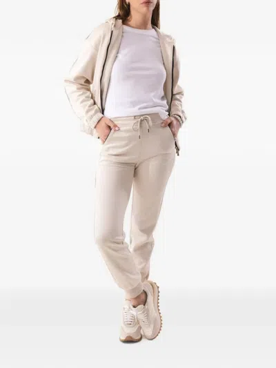 Eleventy Drawstring Track Pants In White