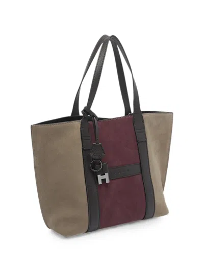 Hogan Script Shopping Bag Small In Multi