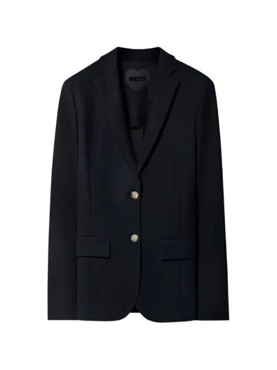Rrd Single-breasted Notched-lapels Blazer In Black