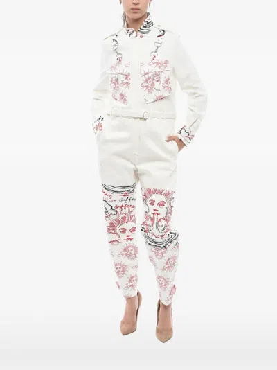 Stella Mccartney Graphic-print Jacket In White