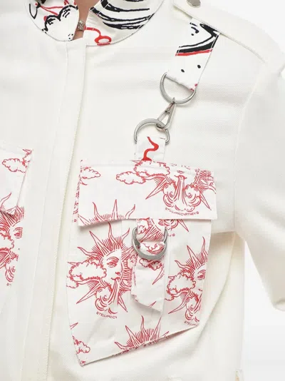 Stella Mccartney Graphic-print Jacket In White