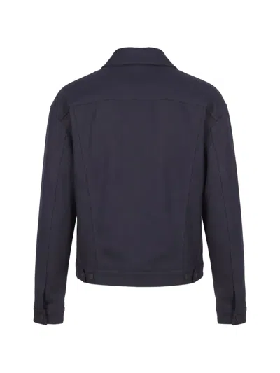 Dsquared2 Button-up Wool Jacket In Blue