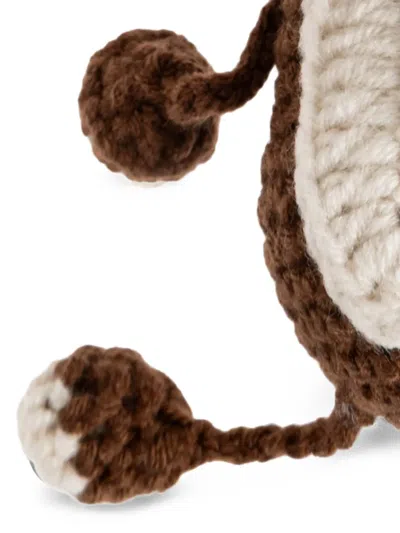 Munthe Vallate Crochet Rabbit Keychain In Multi