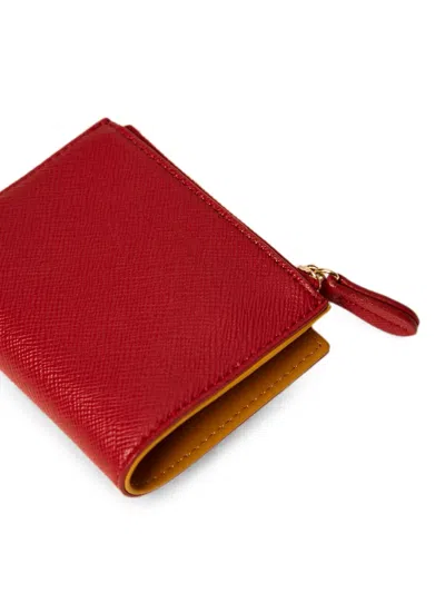 Twinset Small Wallet With Lettering Logo In Red