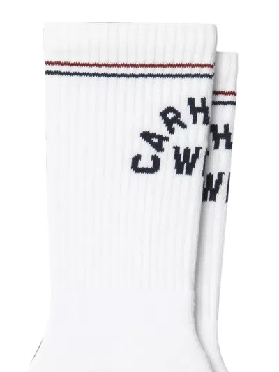 Carhartt Arch Script Socks In White