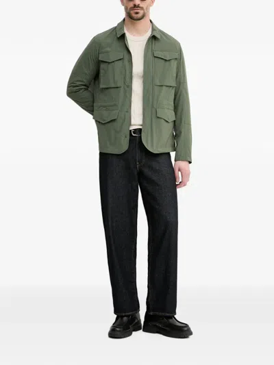 Save The Duck Multi-pocket Jacket In Green