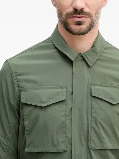 Save The Duck Multi-pocket Jacket In Green