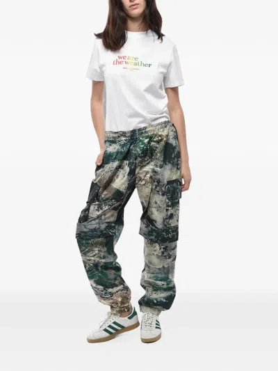 Stella Mccartney Taylor Printed Cargo Trousers In Multi