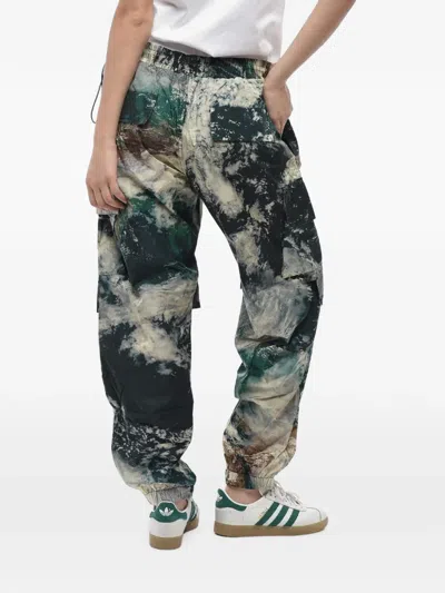 Stella Mccartney Taylor Printed Cargo Trousers In Multi