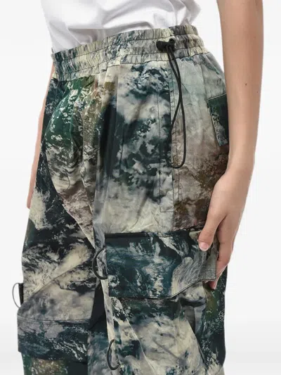 Stella Mccartney Taylor Printed Cargo Trousers In Multi
