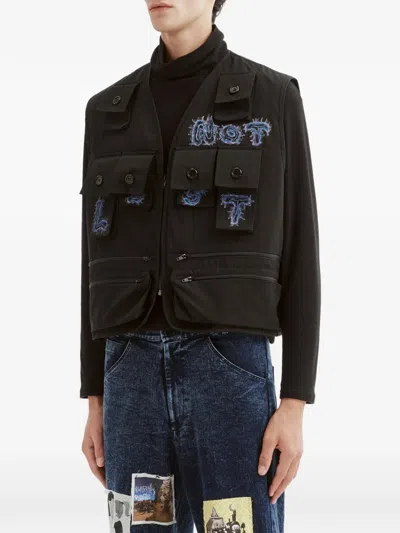 Westfall Multi-pocket Gilet In Black