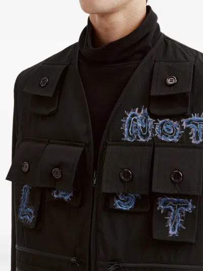 Westfall Multi-pocket Gilet In Black