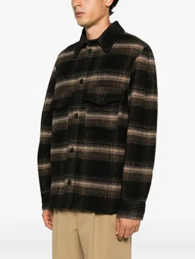 Isabel Marant Kervon Check-pattern Shirt Jacket In Multi