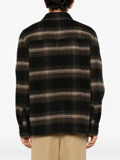 Isabel Marant Kervon Check-pattern Shirt Jacket In Multi