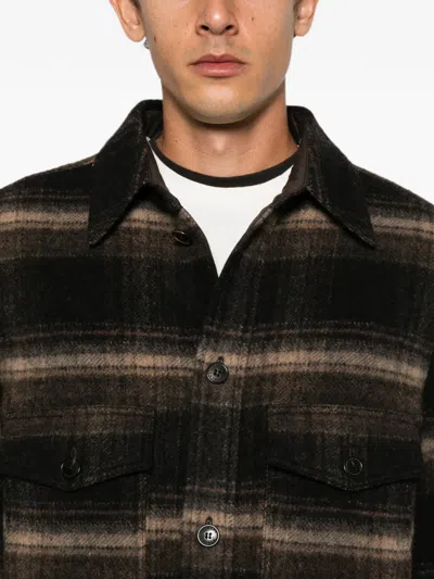 Isabel Marant Kervon Check-pattern Shirt Jacket In Multi