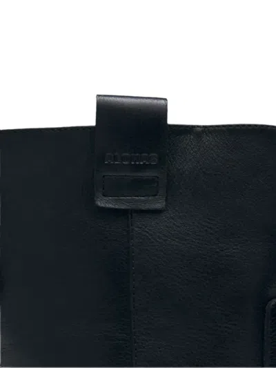 Alohas Leather Pull-on Boots In Black