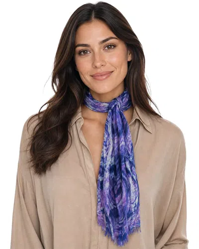 Blue Pacific Roses Neckerchief In Multi