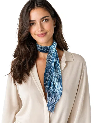 Blue Pacific Musical Notes Neckerchief In Pattern